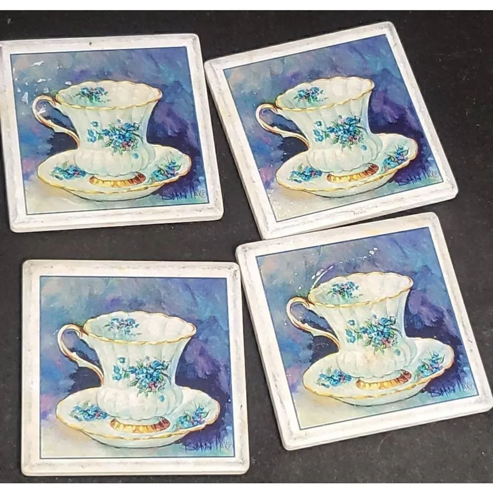 Barbera Mock teacup coasters
